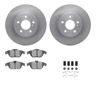 R1 Concepts WFWH1-63147 E- Line Series Brake Rotor W/ Ceramic Brake Pads & Hdw